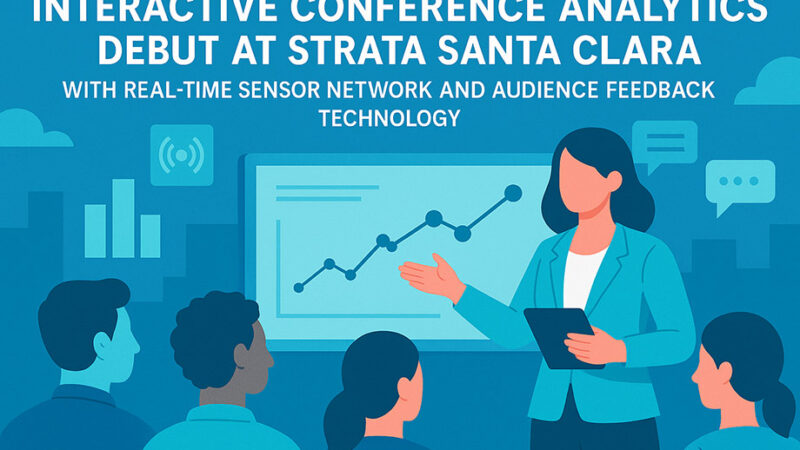 Interactive Conference Analytics Debut at Strata Santa Clara with Real-Time Sensor Network and Audience Feedback Technology