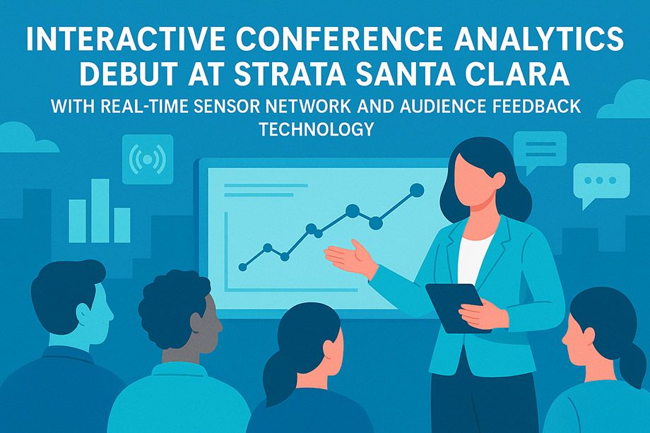 Interactive Conference Analytics Debut at Strata Santa Clara with Real-Time Sensor Network and Audience Feedback Technology