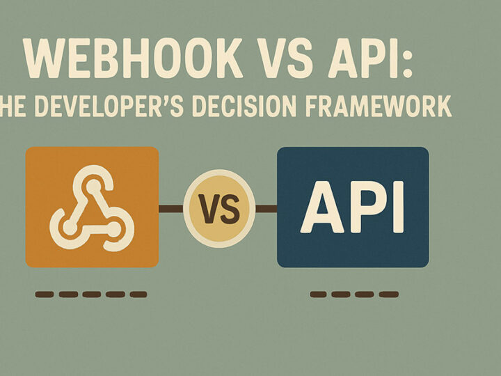 Webhook vs API: The Developer’s Decision Framework