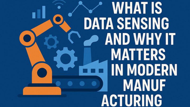 What Is Data Sensing and Why It Matters in Modern Manufacturing