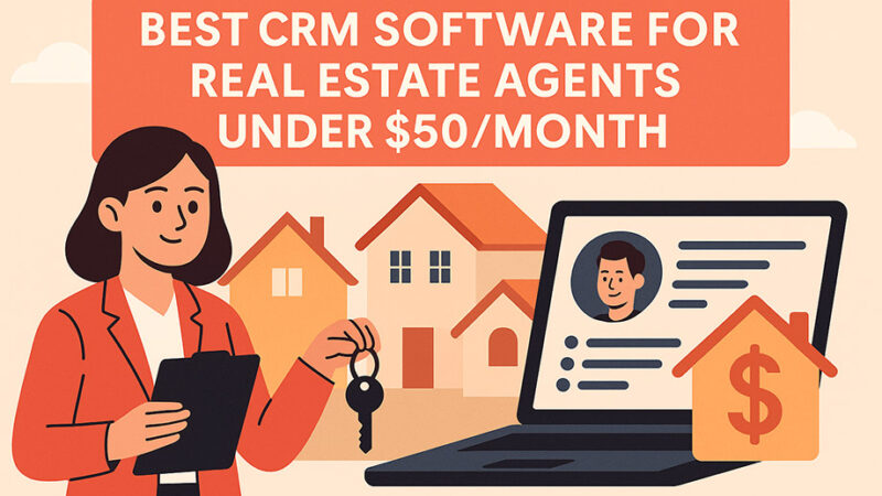 Best CRM Software for Real Estate Agents Under $50/Month